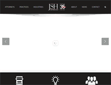 Tablet Screenshot of jshfirm.com